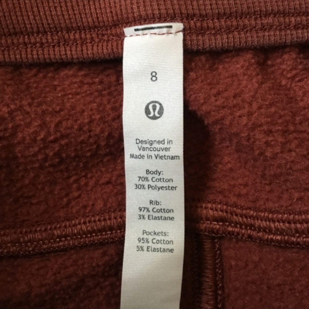 Lululemon Athletica Terracotta Joggers Old School - Picture 8 of 10